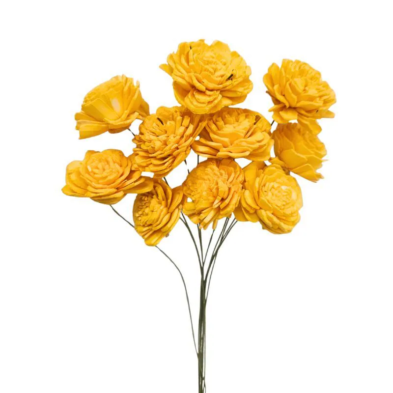 32081-530 索拉玫瑰花插-小 檸檬黃