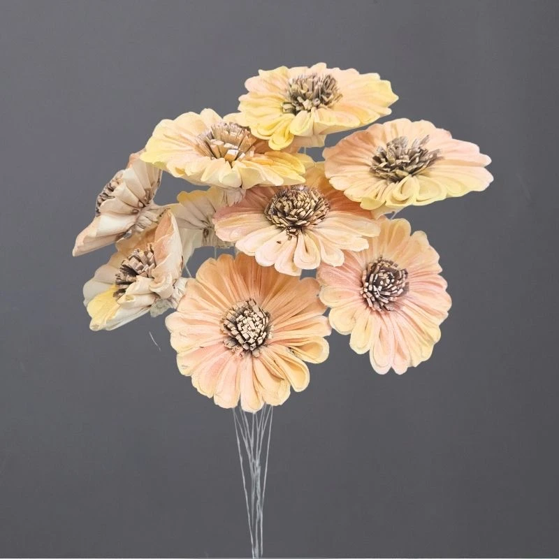 L-4346-157 索拉太陽花花插(噴漆) 花公主珠光