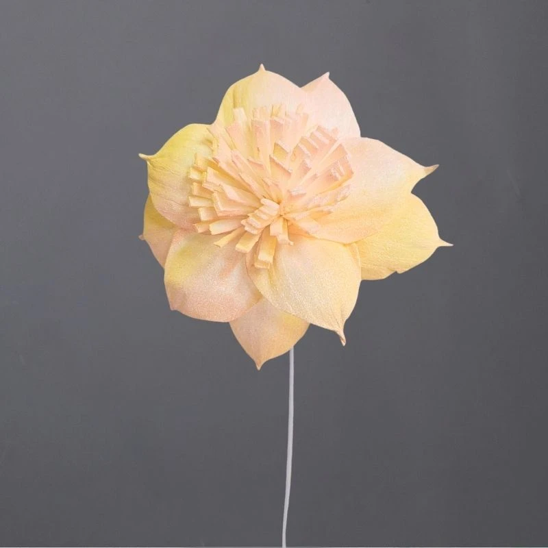 L-3596-157 索拉扶桑花花插(噴漆) 花公主珠光