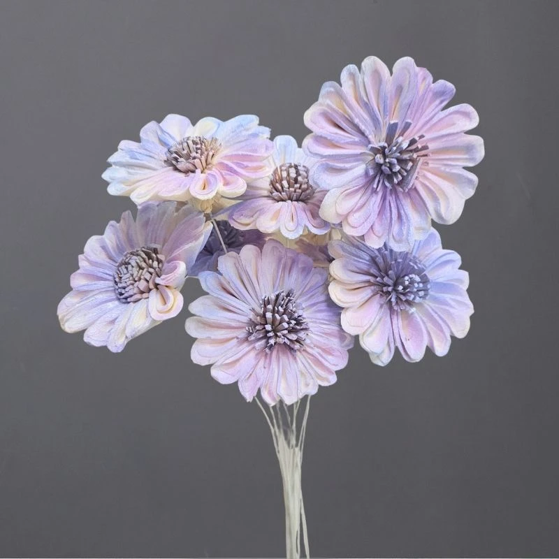 L-4346-196 索拉太陽花花插(噴漆) 月光仙子珠光