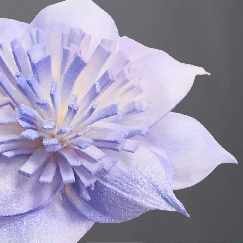 L-3596-196 索拉扶桑花花插(噴漆) 月光仙子珠光