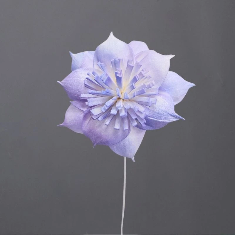 L-3596-196 索拉扶桑花花插(噴漆) 月光仙子珠光