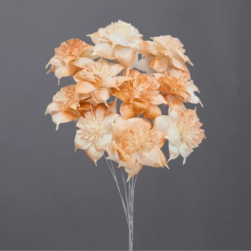 L-3596-852 索拉扶桑花花插(噴漆) 暮光銅珠光