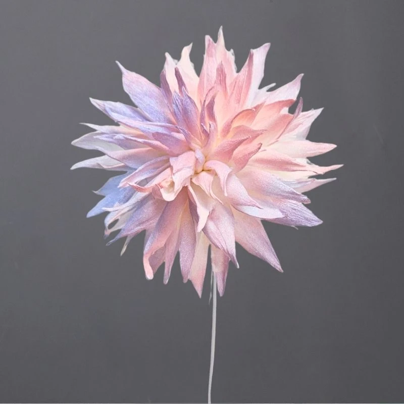 L-3496-486 索拉大理花花插(噴漆) 人魚姬珠光