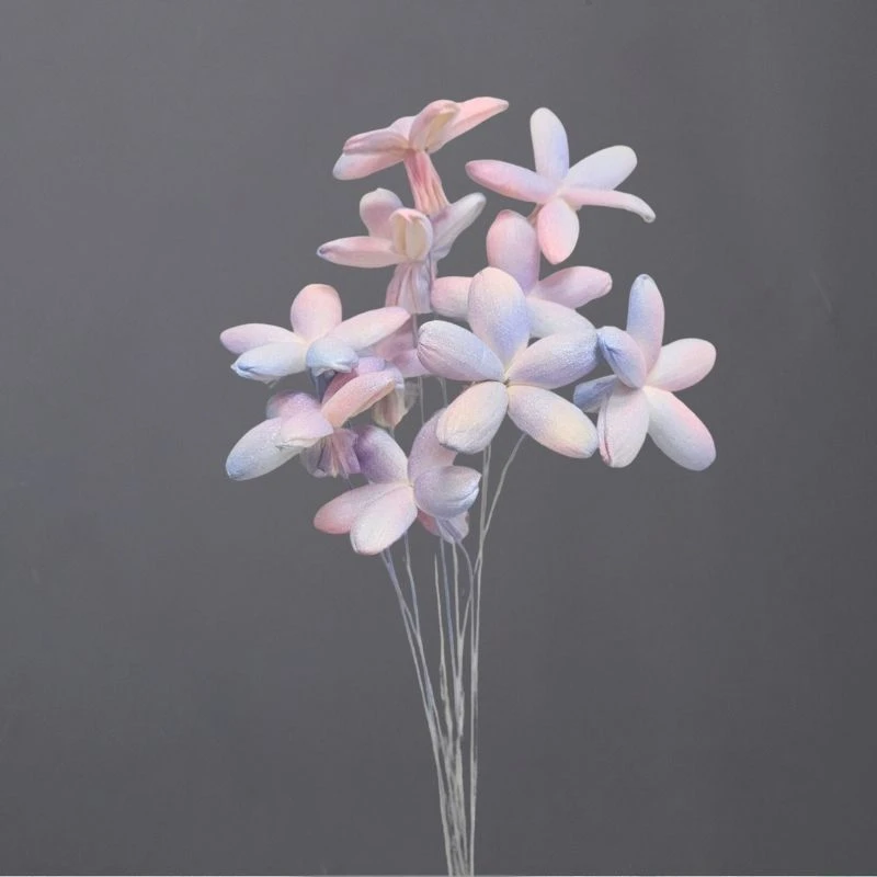 L-4795-486 索拉小花茉莉花插(噴漆) 人魚姬珠光