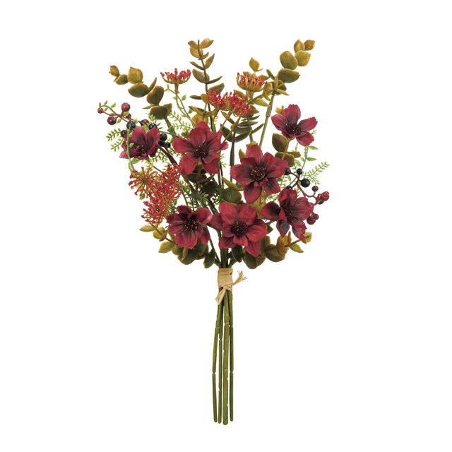 FM-6190-007 波斯菊綜合花束 紅酒