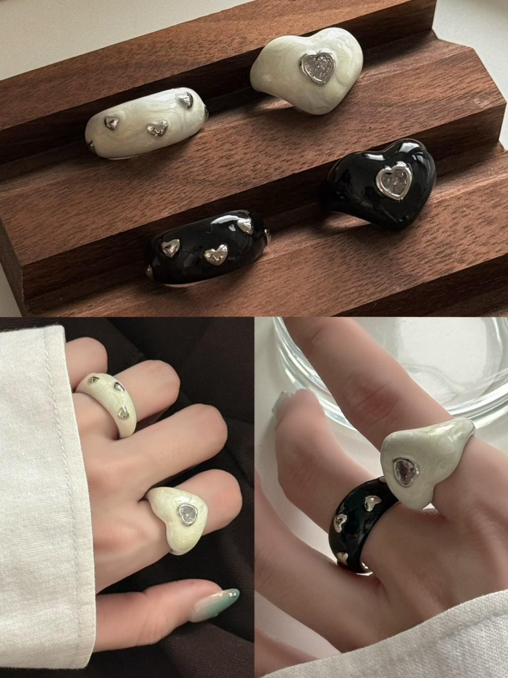 滴釉戒指