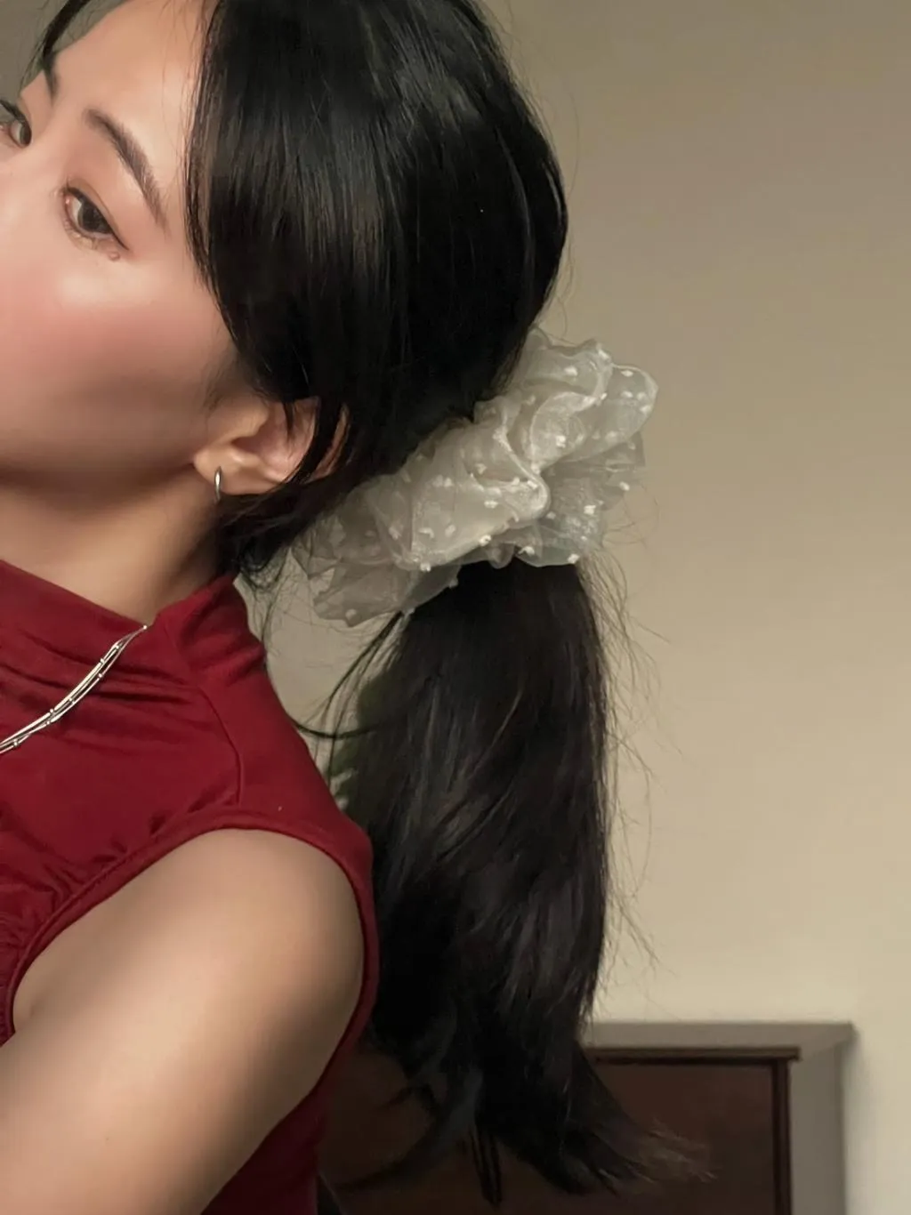 點點澎澎紗髮圈