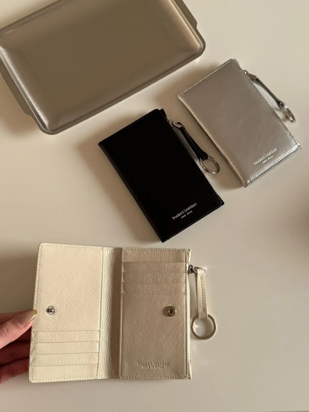 bucks&leather 牛皮零錢卡夾