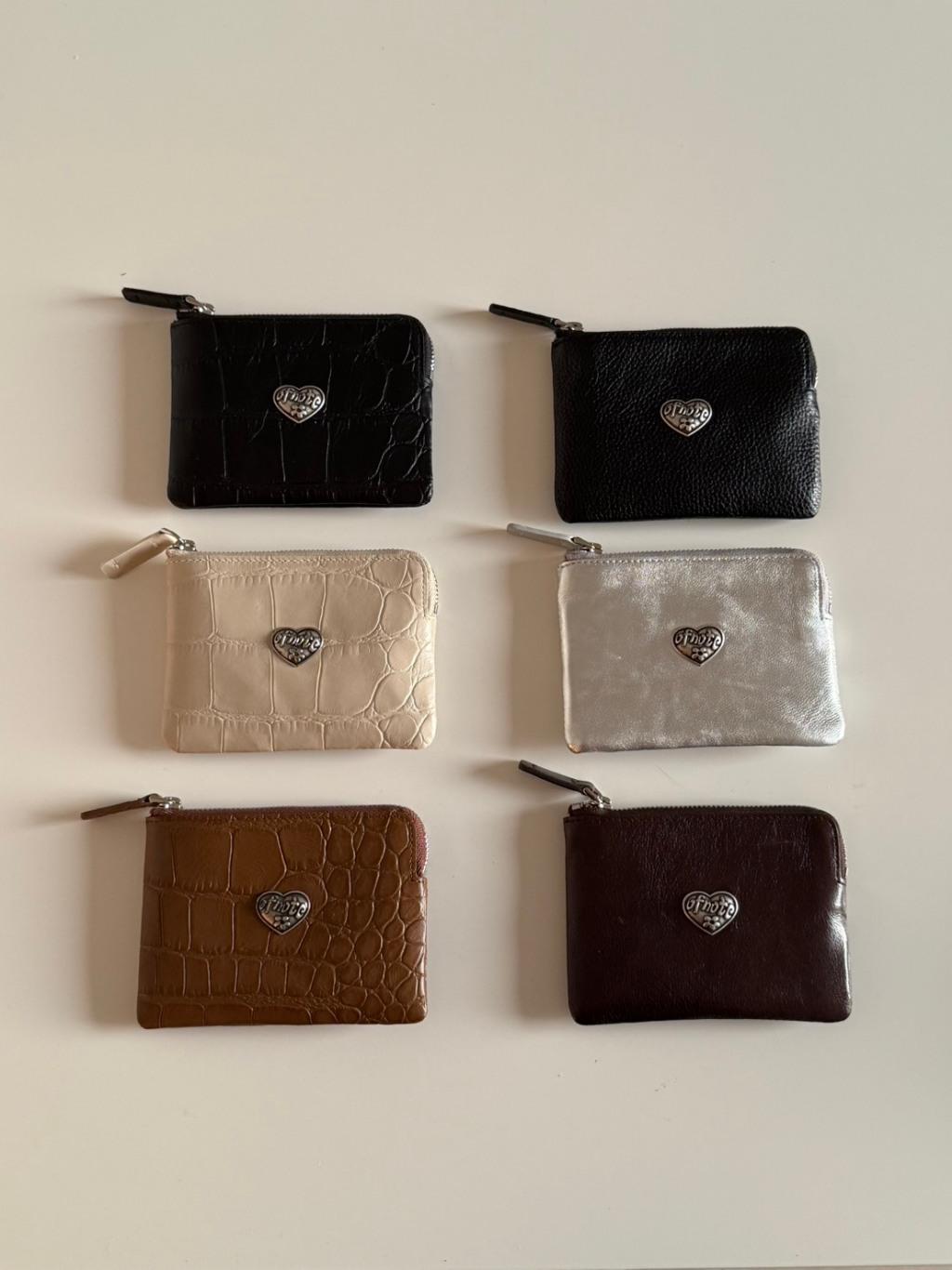 bucks&leather 牛皮拉鍊零錢包