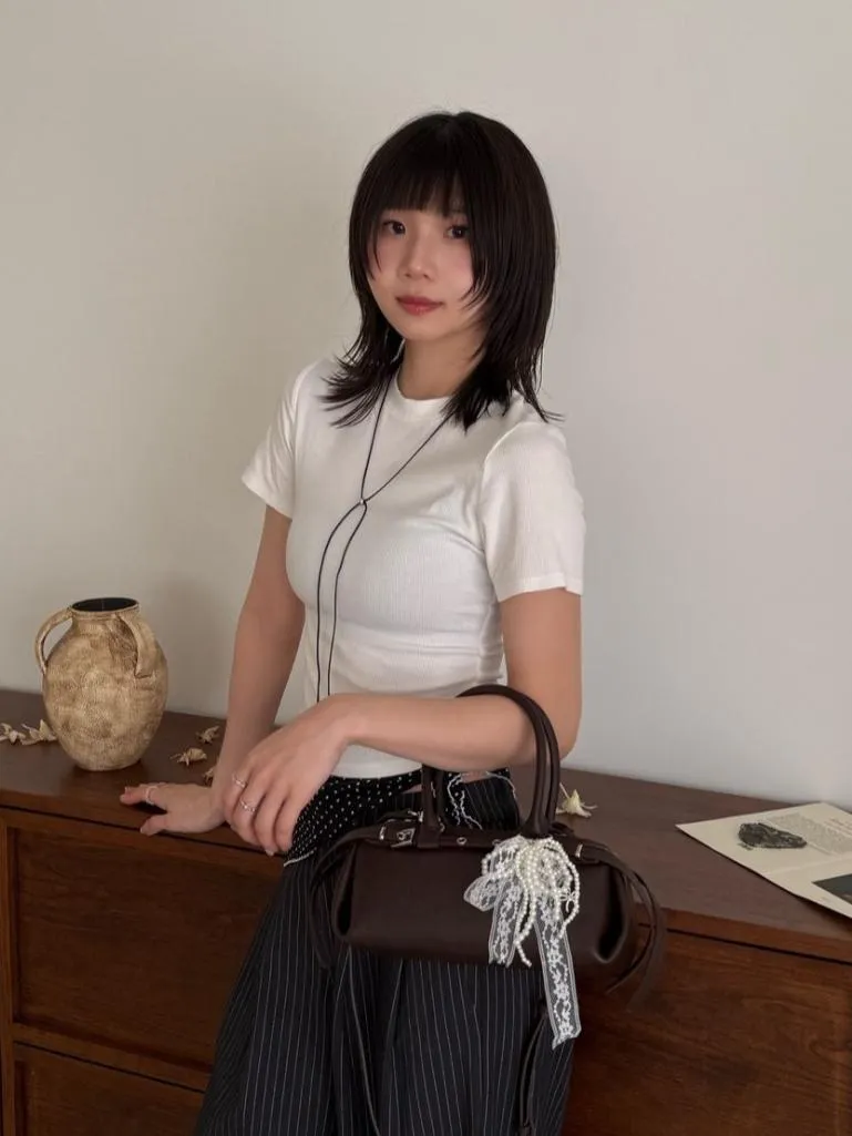 芭蕾風 蕾絲蝴蝶結 吊飾 三色