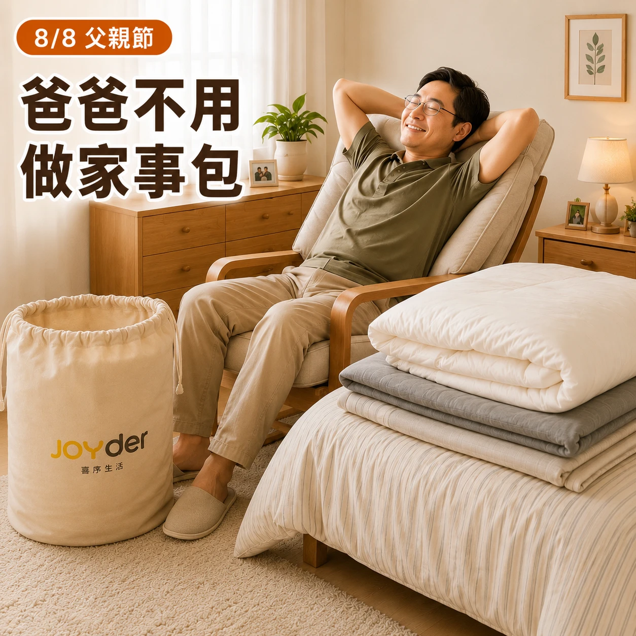 爸爸不用做家事包