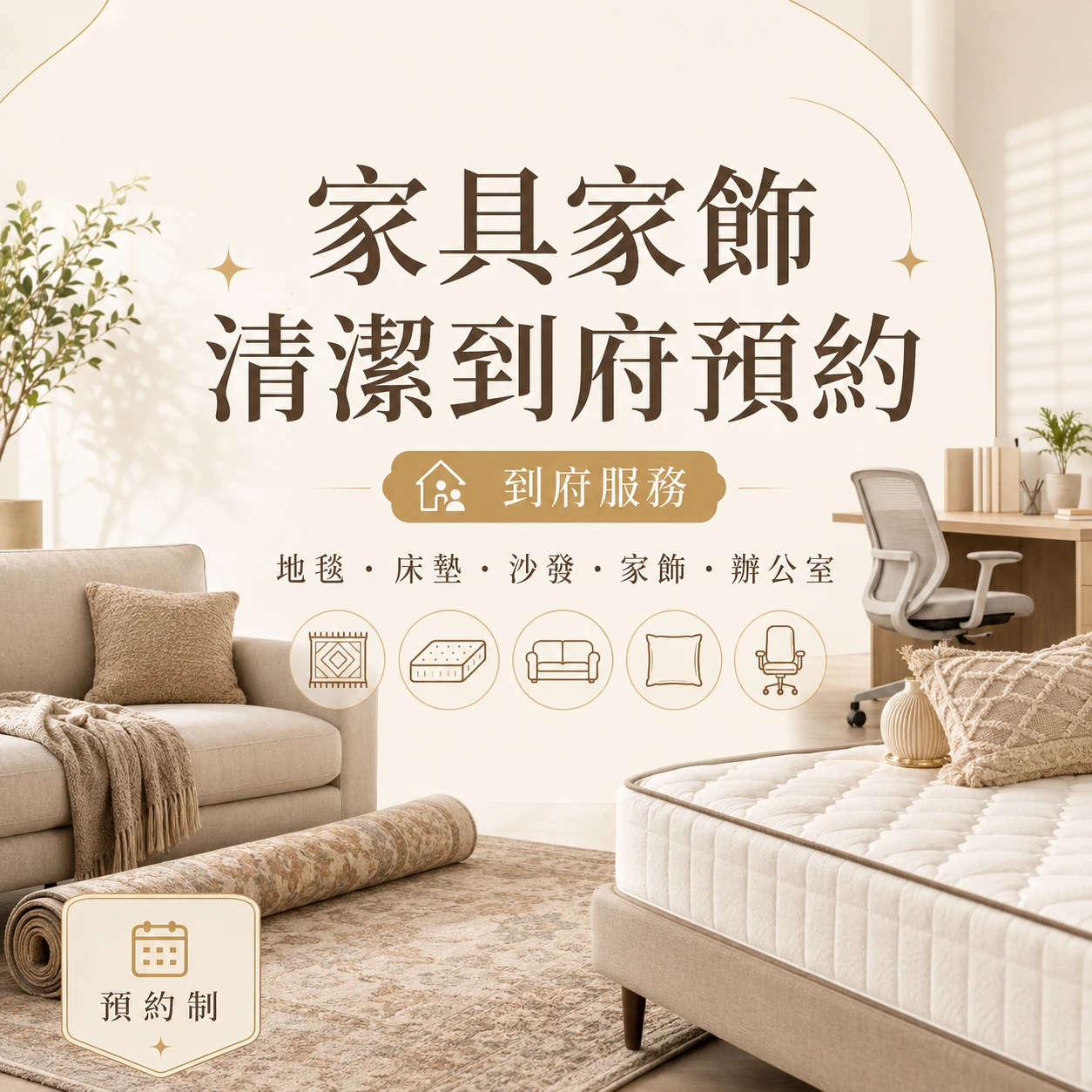 家具家飾清潔到府預約