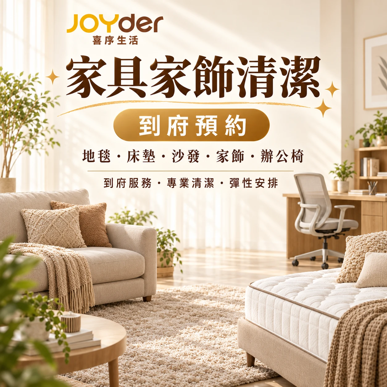 家具家飾清潔到府預約