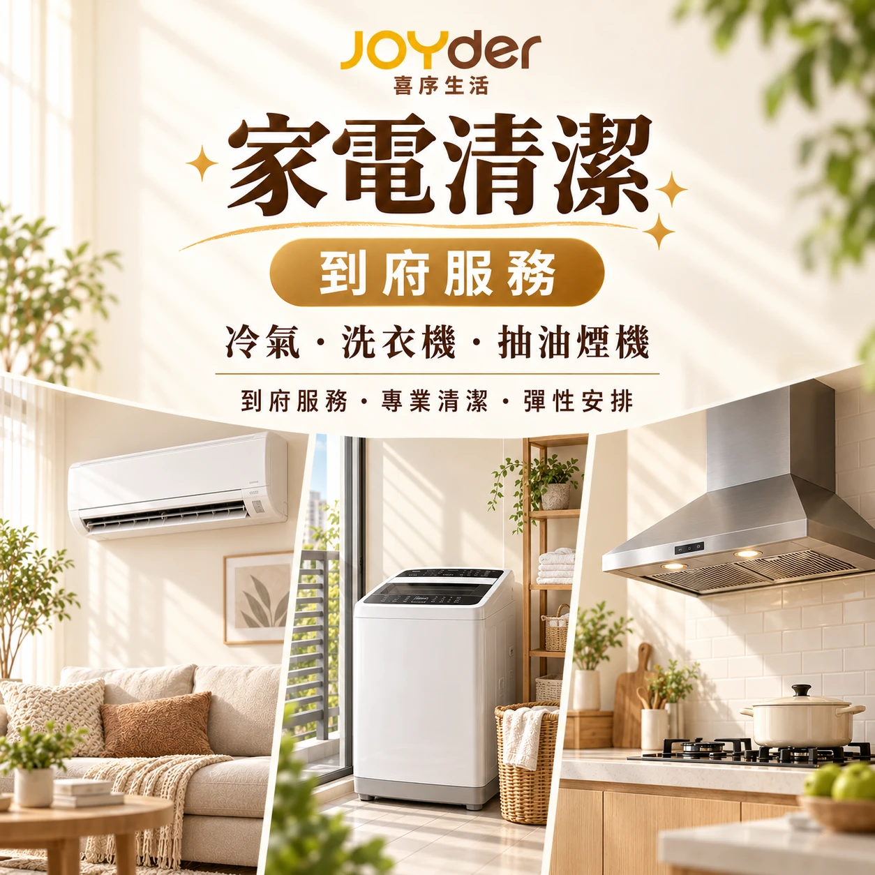 家電清潔到府服務預約