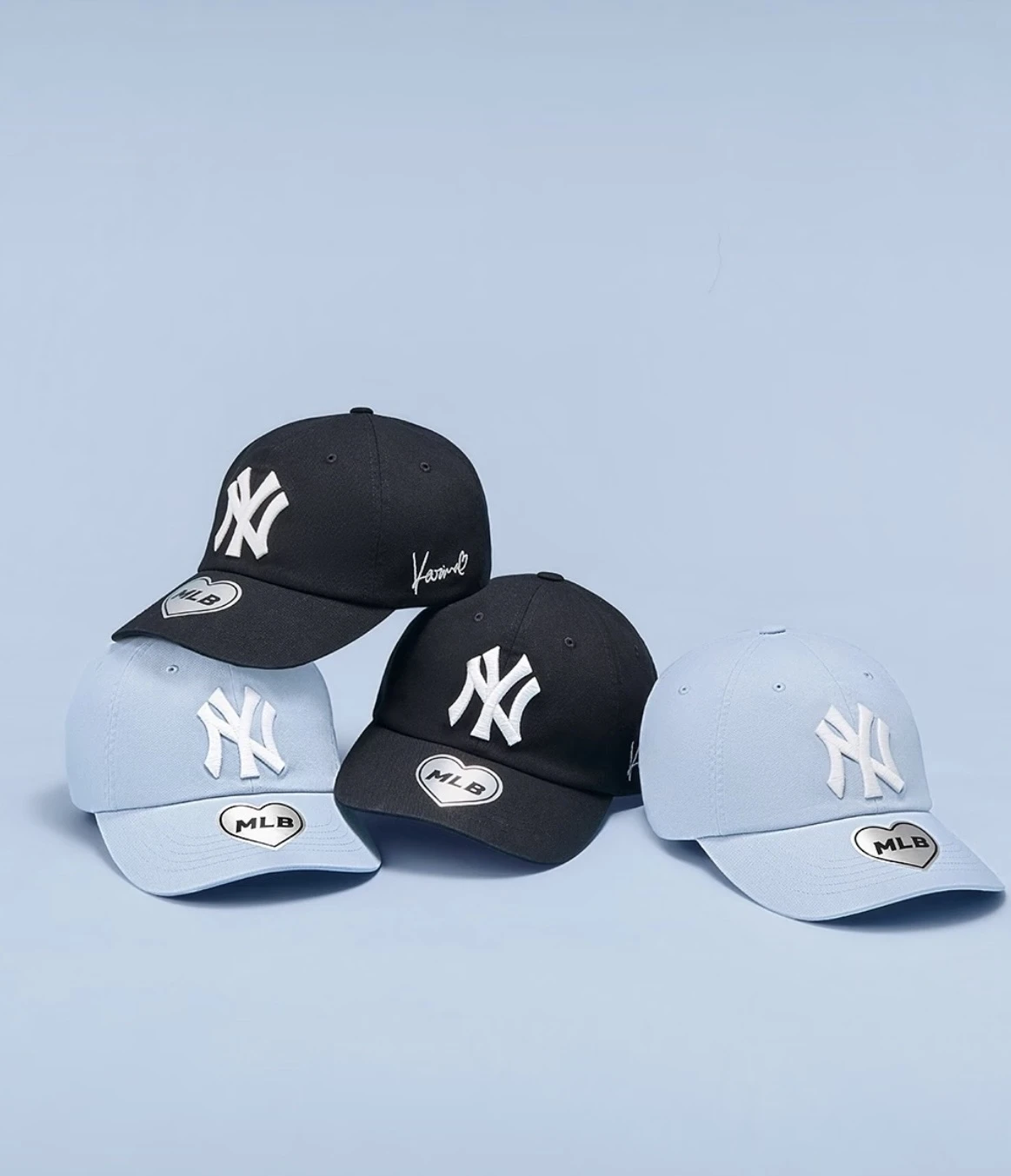 Aespa Karina X MLB刺繡簽名款限定聯名款棒球帽（含小卡）/3ACPKRN6N