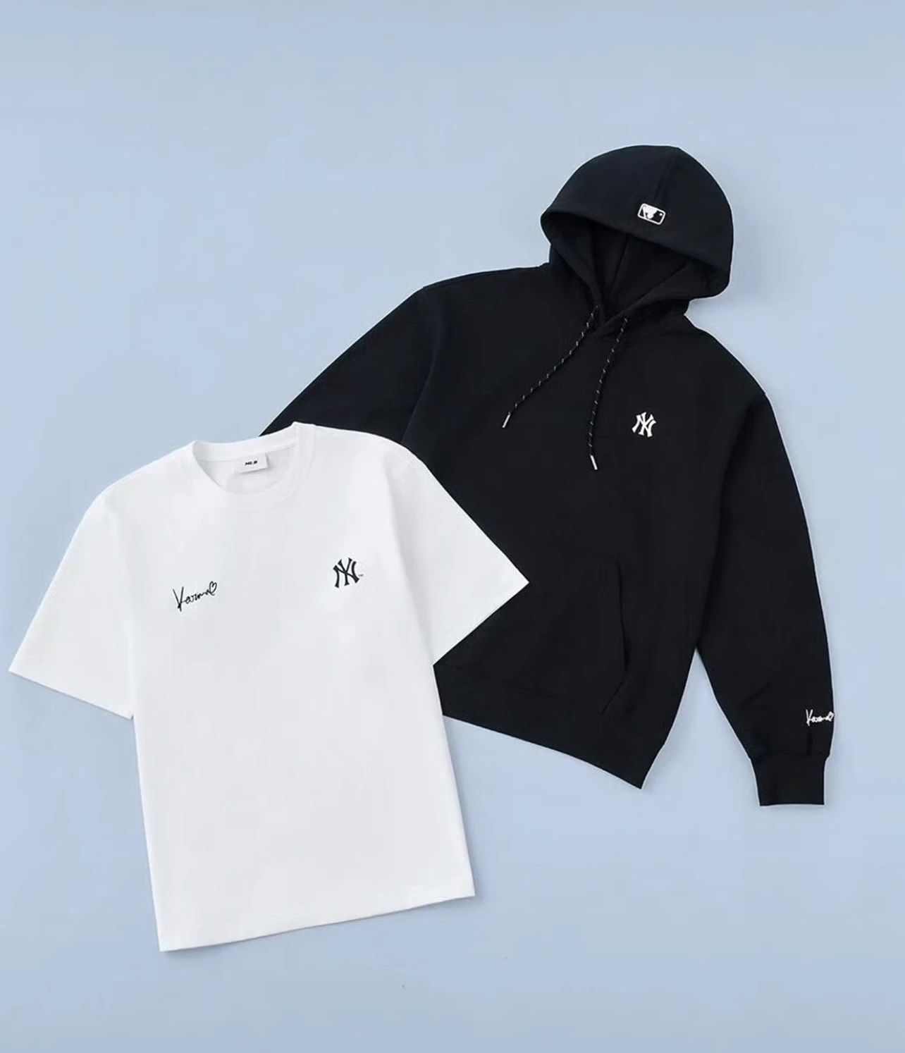 MLB x Karina限量洋基隊黑色帽踢/3AHDB7761-50BKS
