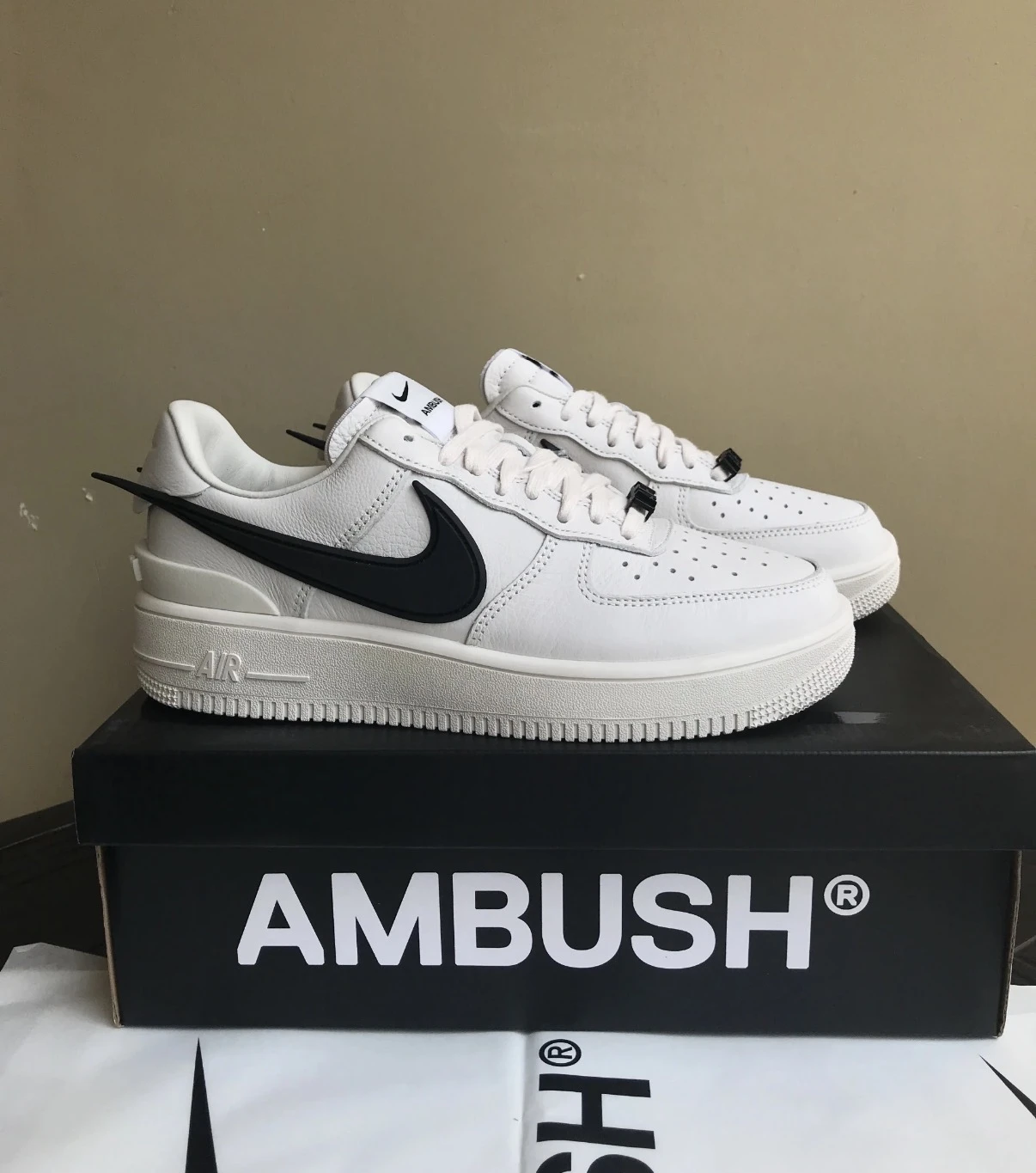 Nike Air Force 1 × AMBUSH米白/DV3464-002