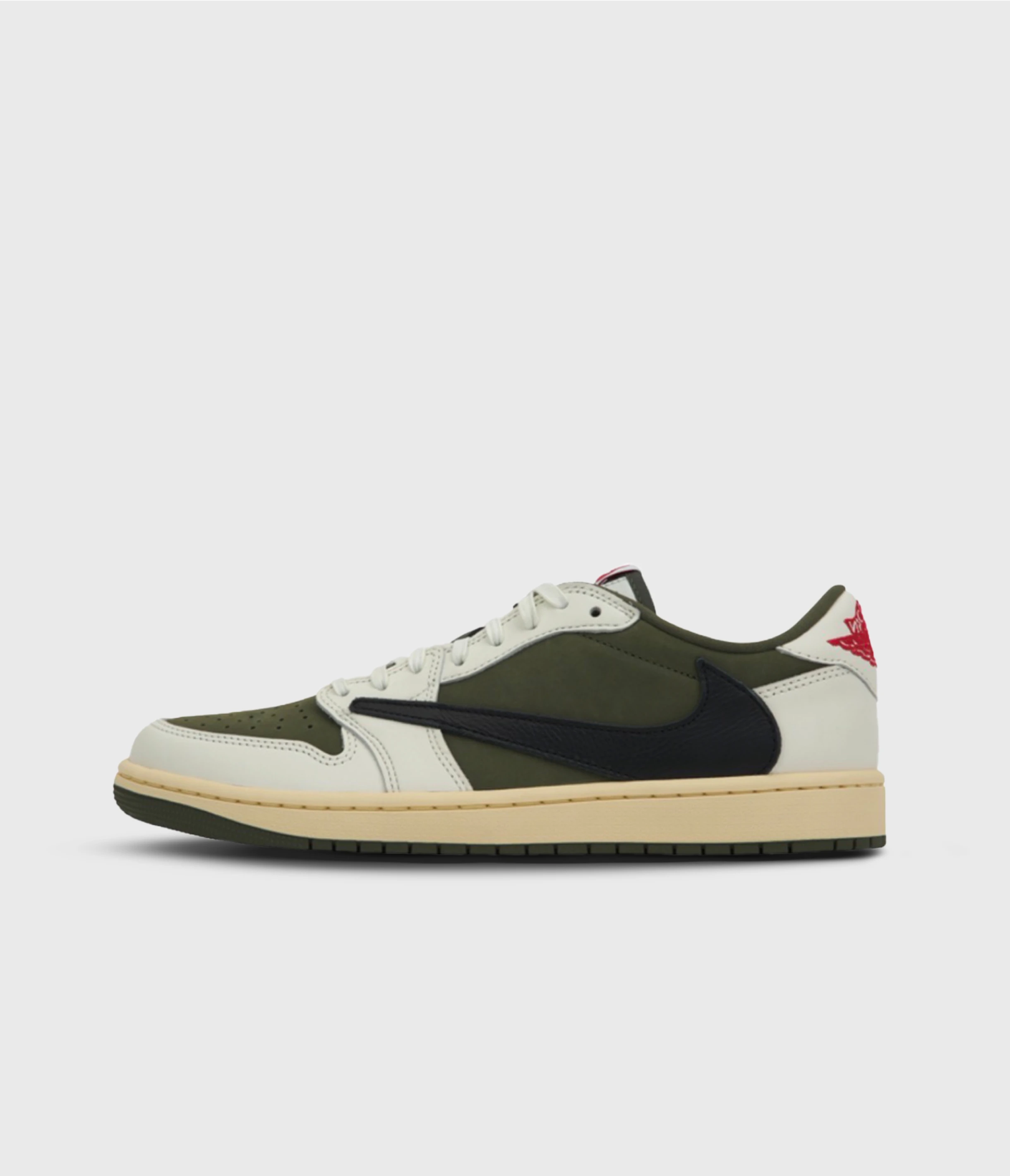 Travis Scott x Air Jordan 1 Low OG 反轉橄欖綠/DM7866-200