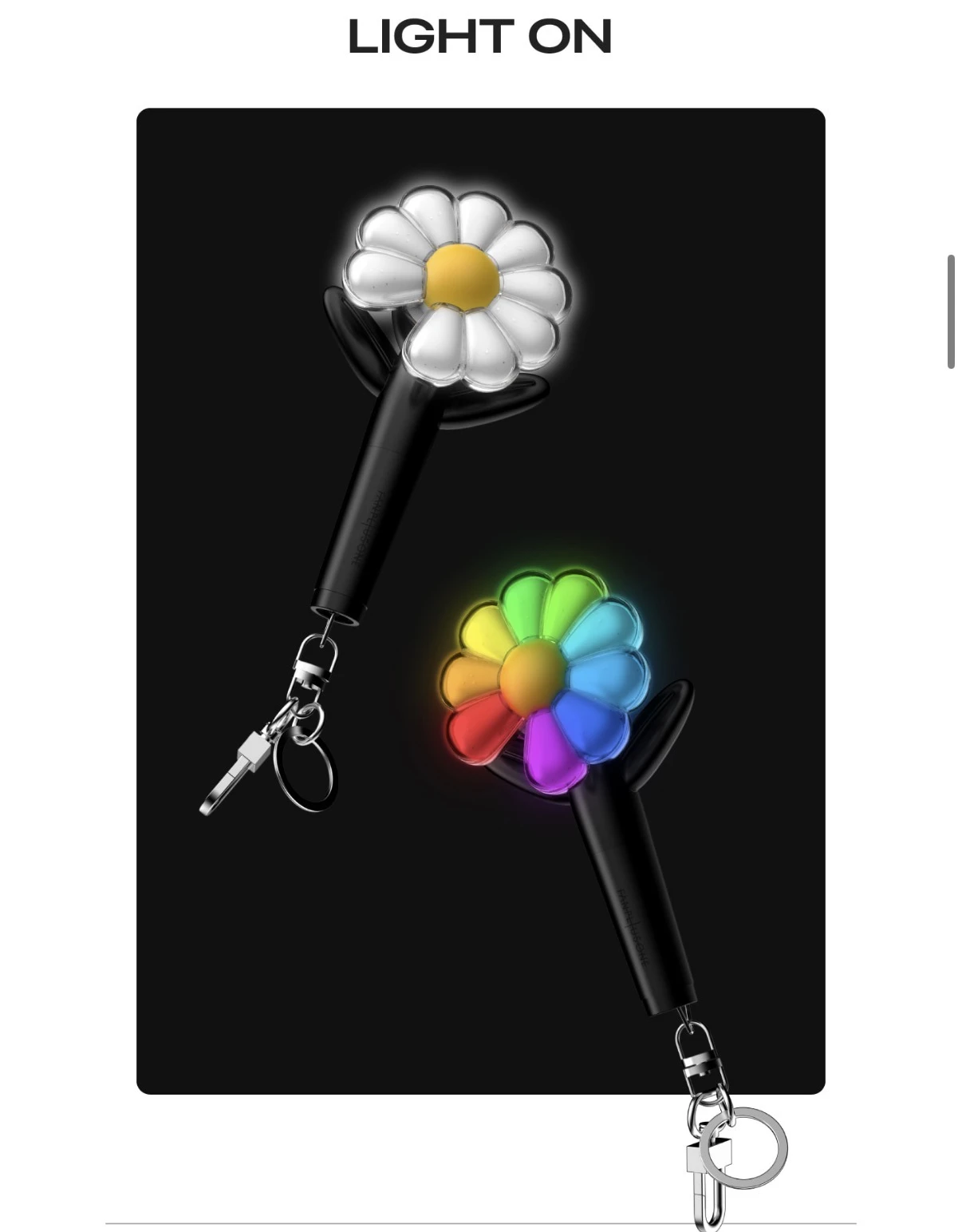 G-Dragon權志龍手燈鑰匙圈 Mini Light Keyring