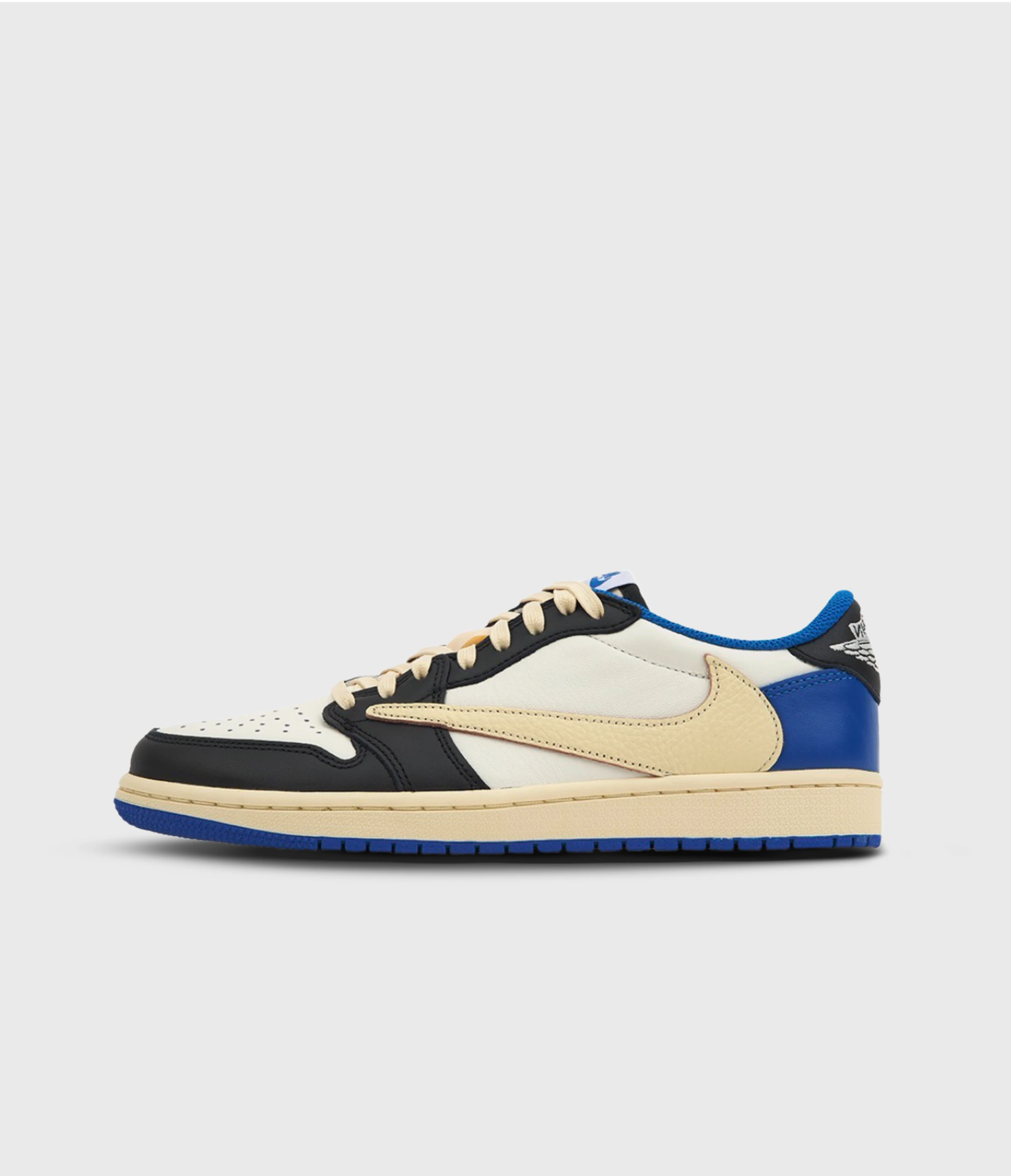 Air Jordan 1 Low × Travis Scott x Fragment Design 閃電倒勾1.0/DM7866-140