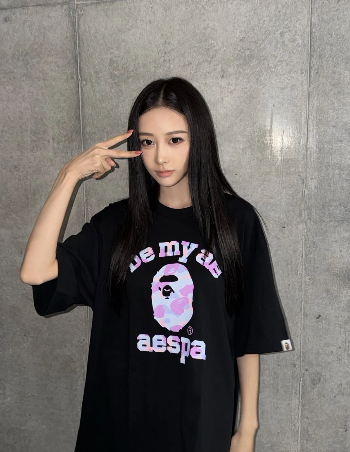 BAPE x aespa聯名FW26限量短袖/1M73-110-911