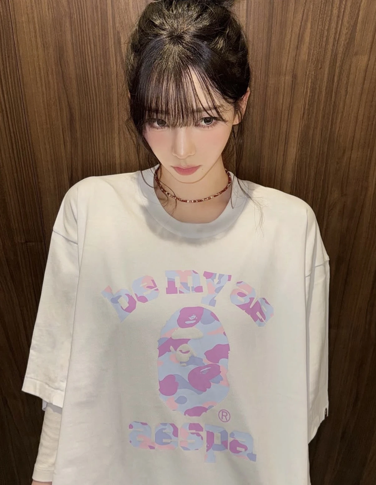 BAPE x aespa聯名FW26限量短袖/1M73-110-911