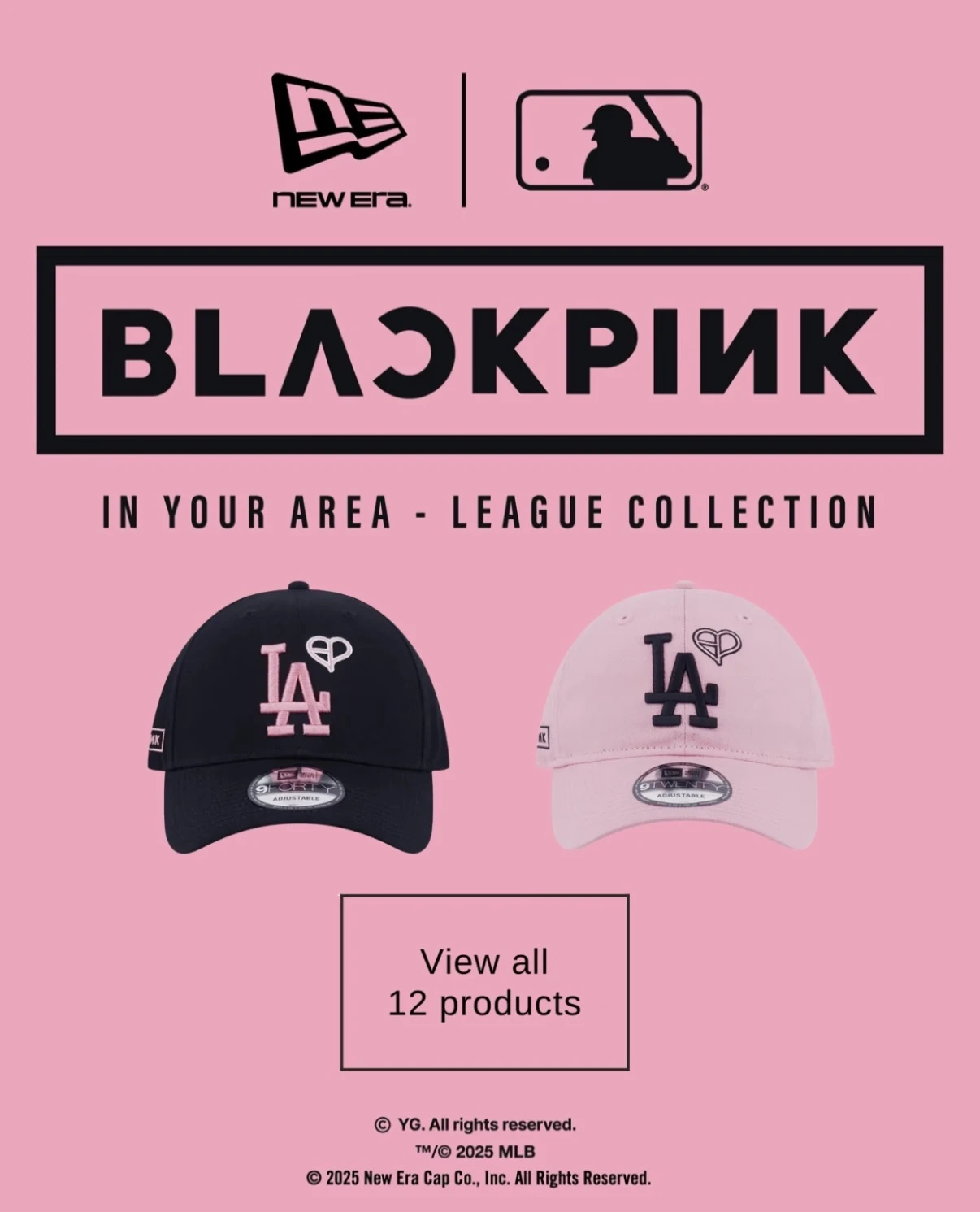 New Erax MLBx BLACKPINK 2025聯名系列/14958067