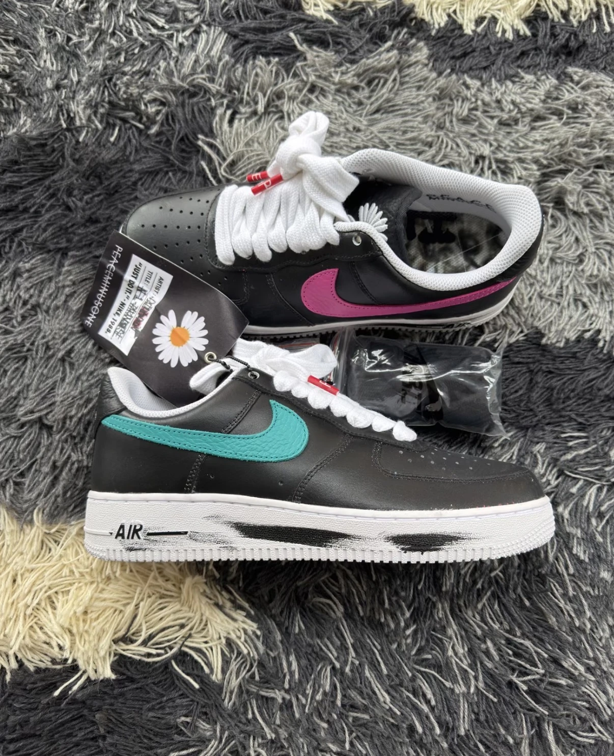 權志龍Peaceminusone x Nike Air Force 1 刮刮樂 “Para-Noise 3.0” /AQ3692-004