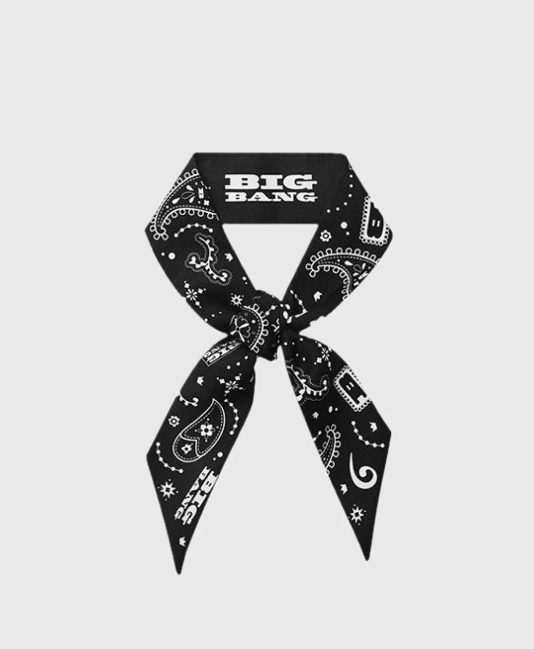 BIGBANG 20週年領巾Bigbang 2026-2027 World Tour XX : Cosmos Twilly Scarf Black