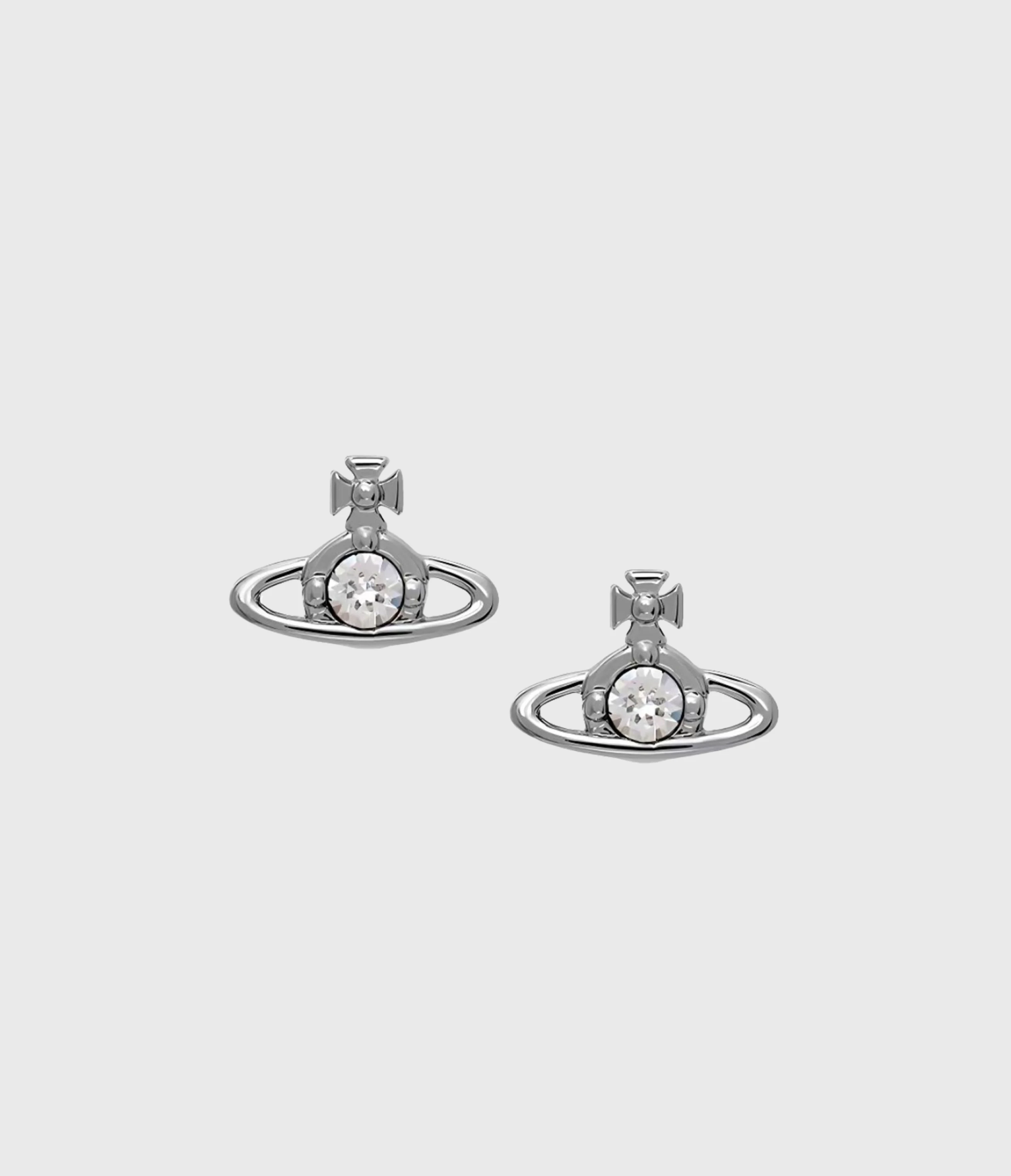 西太后耳環Vivienne Westwood Nano Solitaire Earrings Silver/62010037-02P116