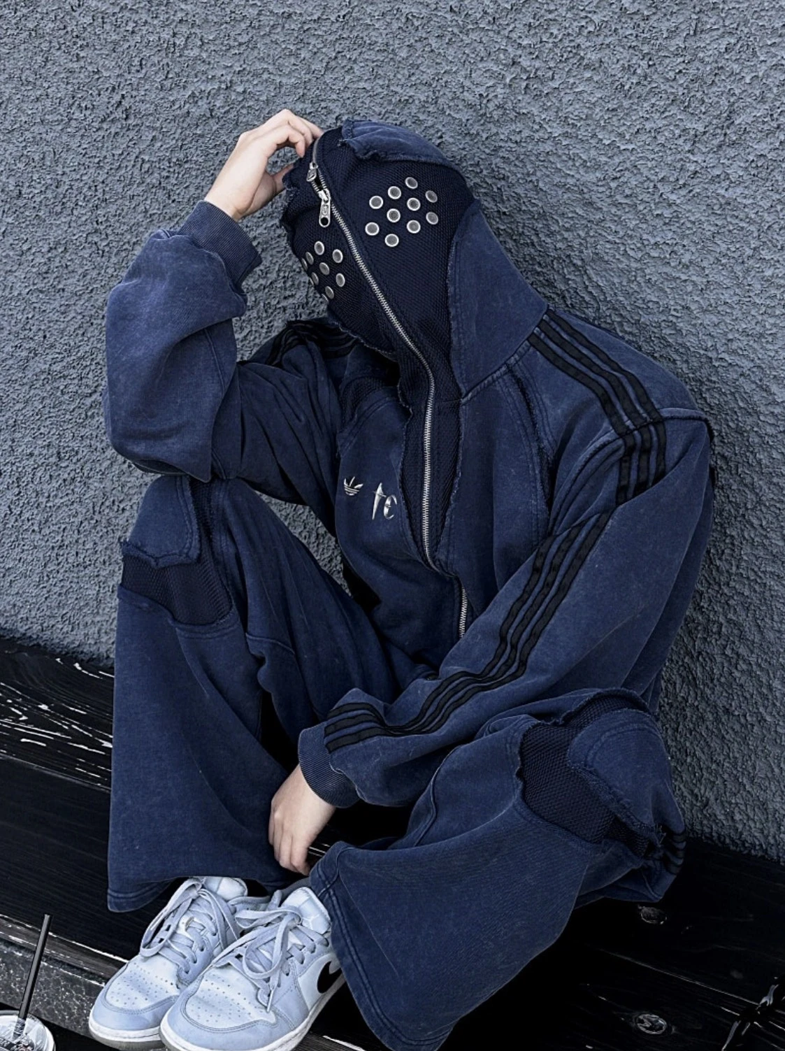 Adidas Originals × Thug Club 聯名款外/韓國限定藍色/KC2213