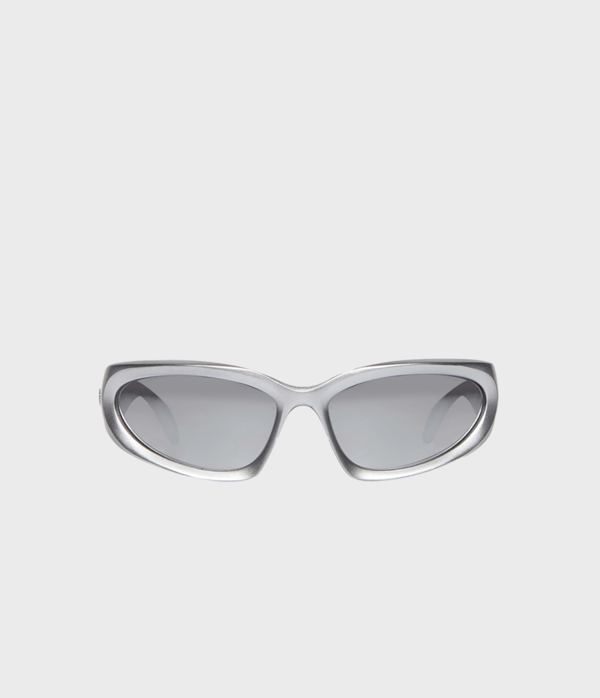 BALENCIAGA 巴黎世家 SWIFT OVAL SUNGLASSES IN SILVER銀色墨鏡/BB0157S001