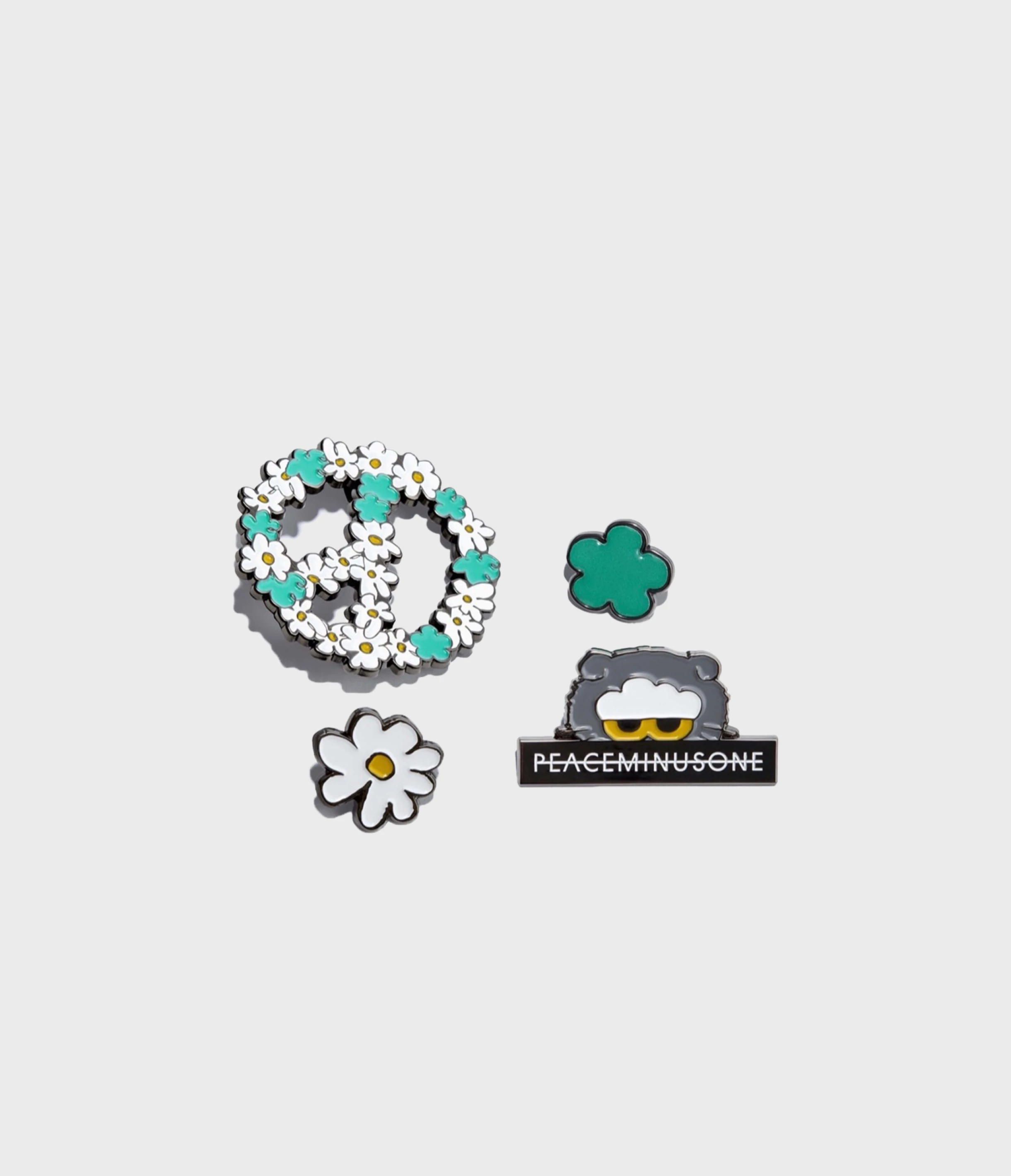 PEACEMINUSONE x ZO&FRIENDS 金屬徽章組 PMO x ZOA 徽章組 胸章 權志龍