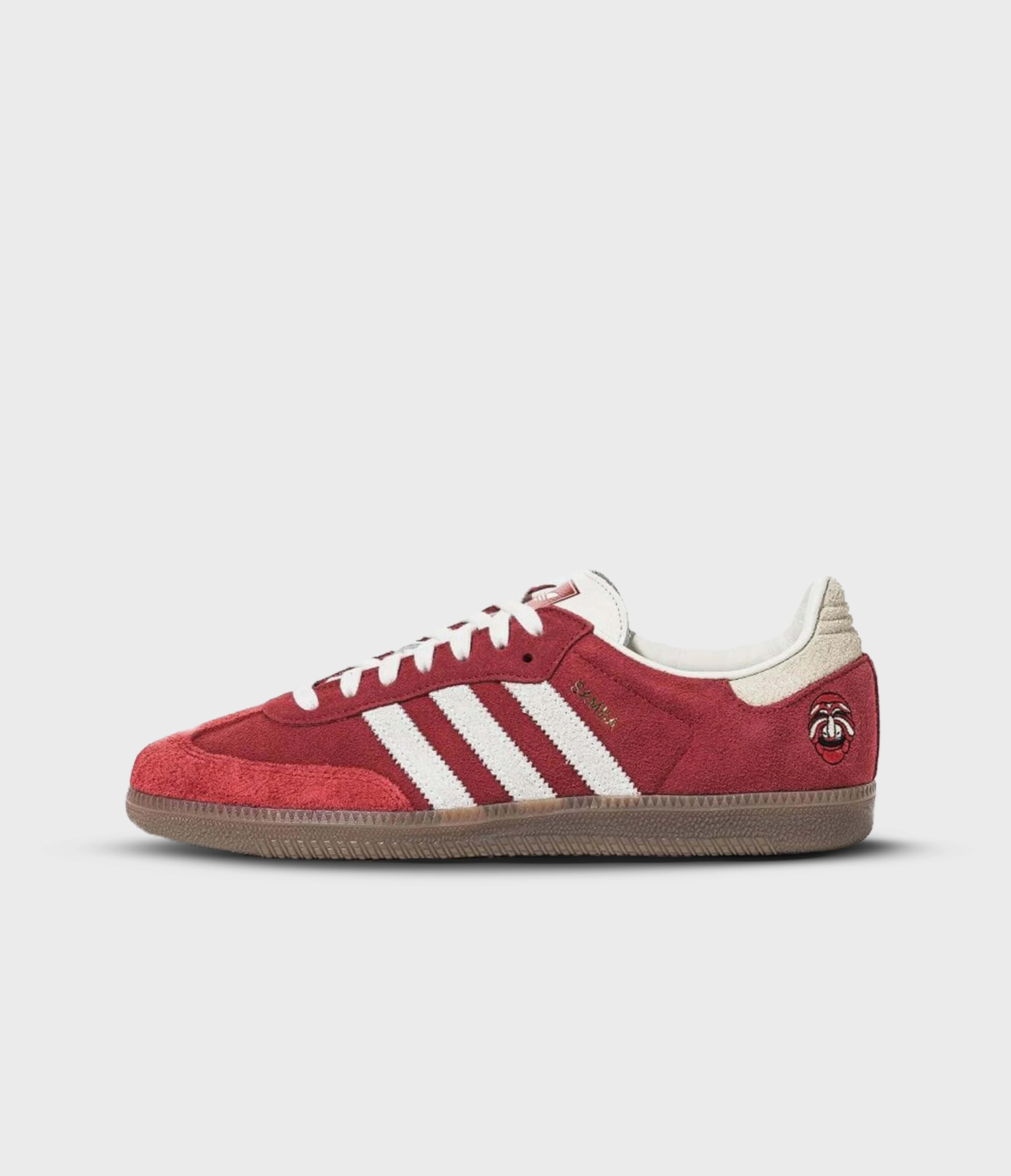 Adidas Originals 愛迪達SAMBA OG TAL Better Scarlet 紅色德訓鞋 Jennie 金珍妮同款/IG8905