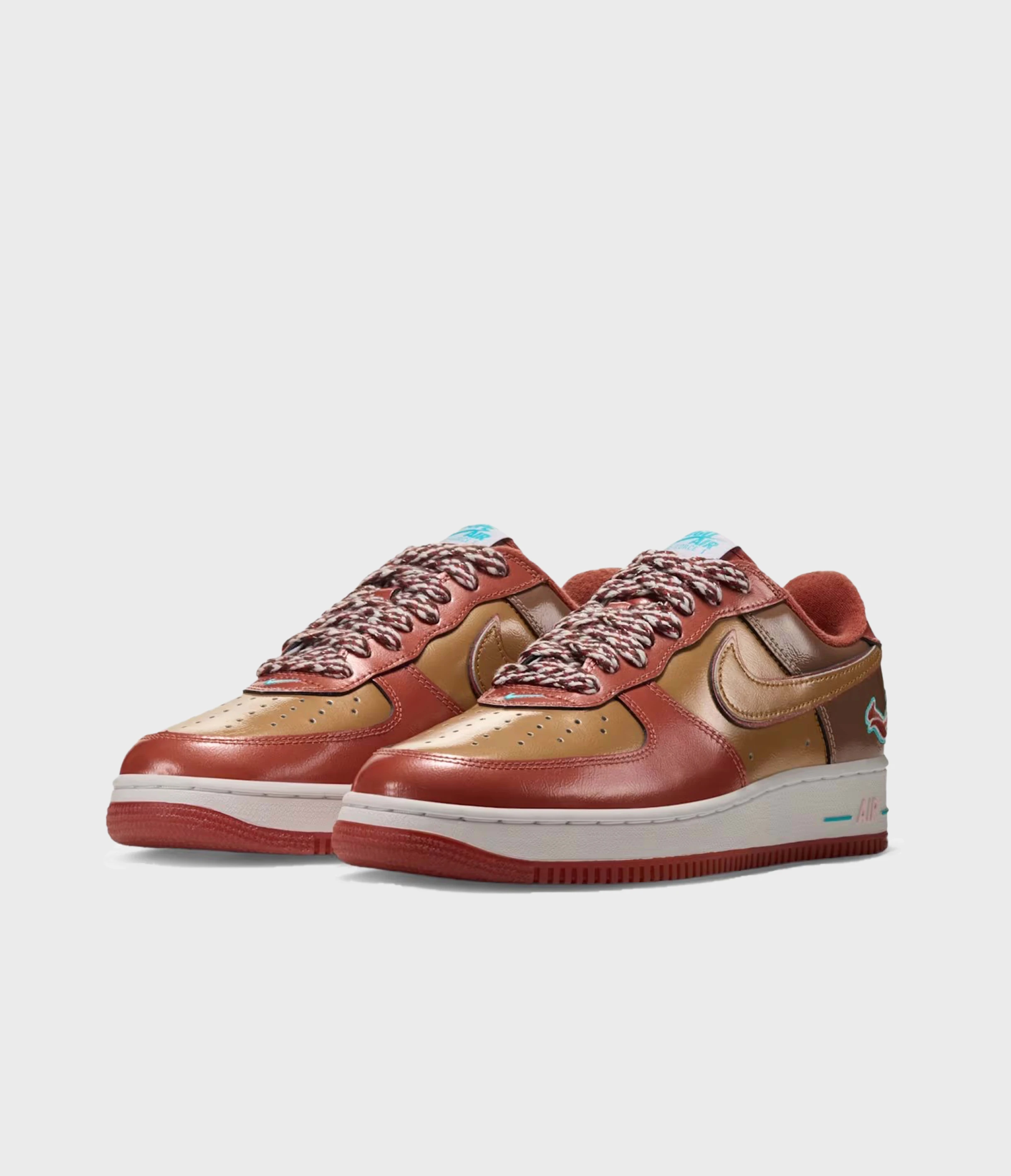 Nike  × NIGO x BTS/JHope Air Force 1 01 JH SP Burnt Sunrise and Metallic Gold聯名款