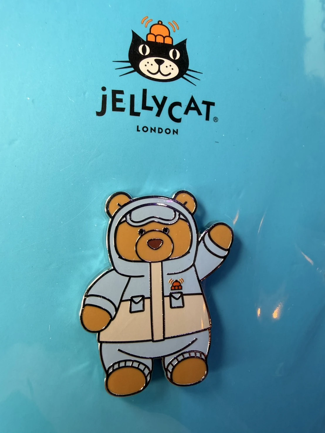 JELLY CAT上海2025限定聖誕冬季熊熊徽章