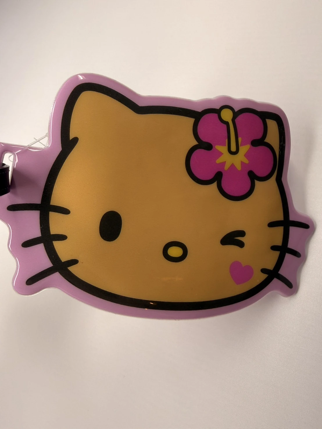 日曬黑皮KITTY扶桑花行李吊牌