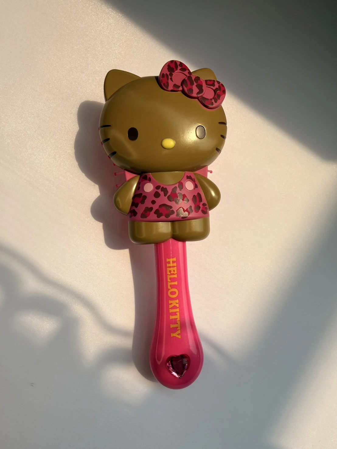 KITTY豹紋黑皮全身梳
