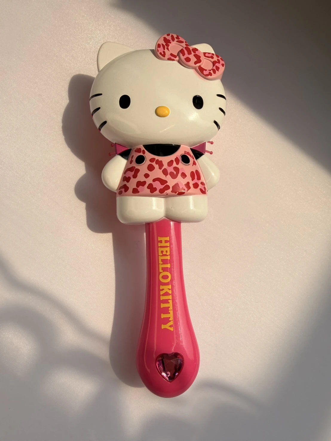KITTY豹紋白皮全身梳