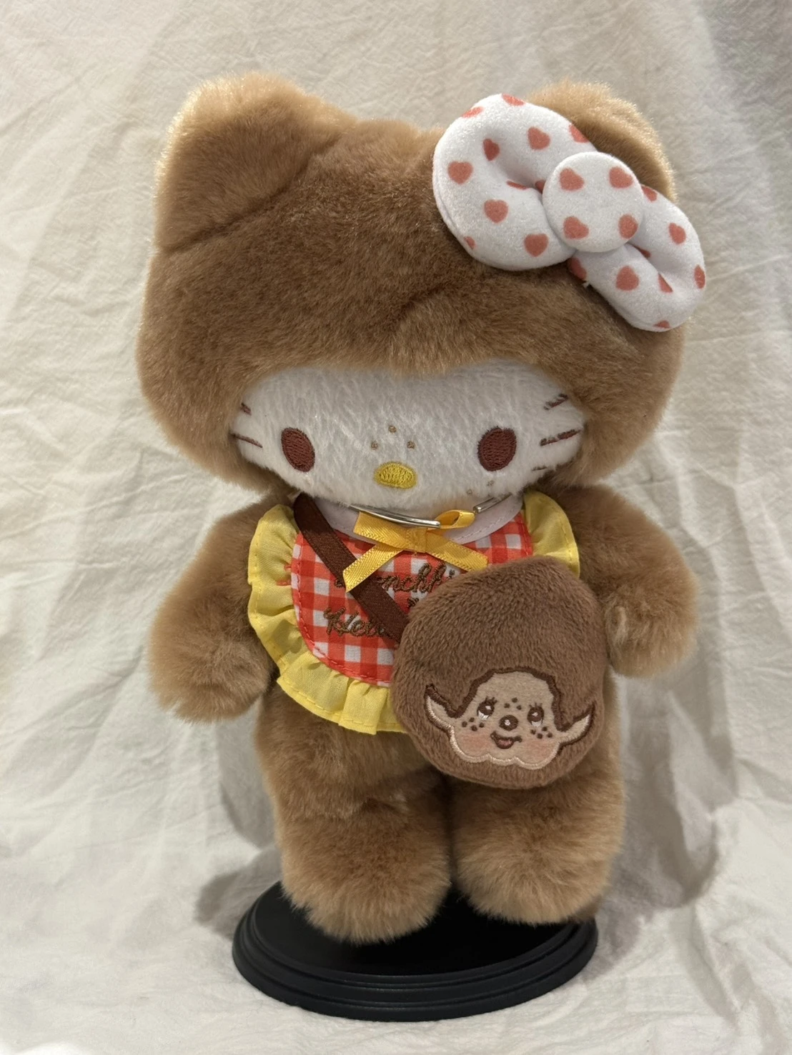 蒙奇奇&KITTY第二彈站姿娃娃(咖啡色)