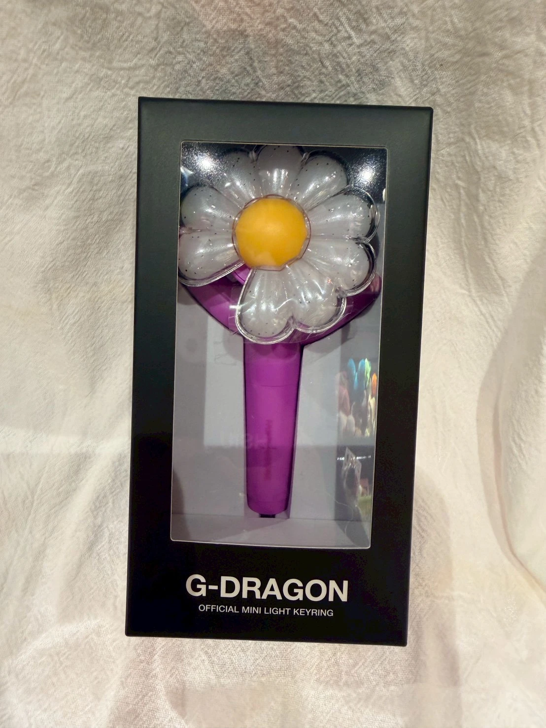 GD臺北限定場小花手燈鑰匙圈(粉)
