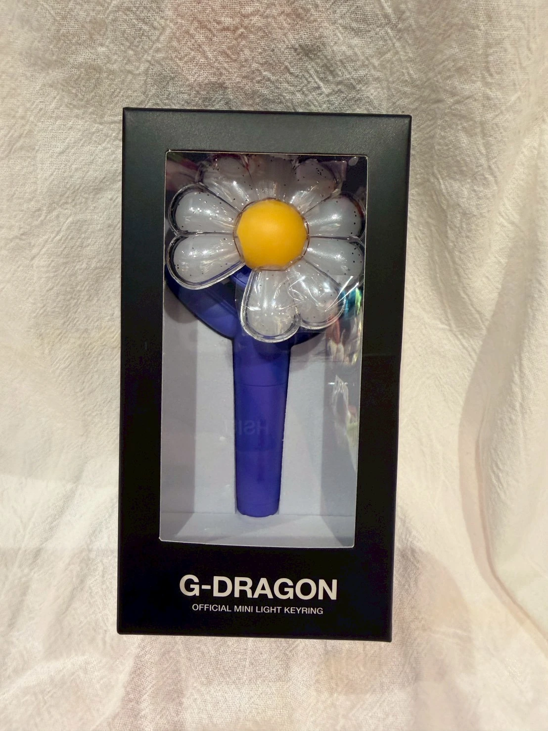 越南限定GD小花手燈鑰匙圈(藍)