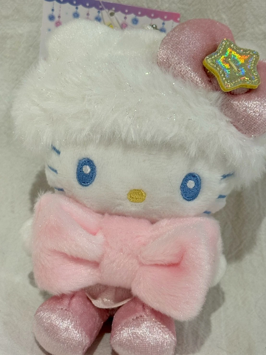 kitty冬季雪白星空吊飾