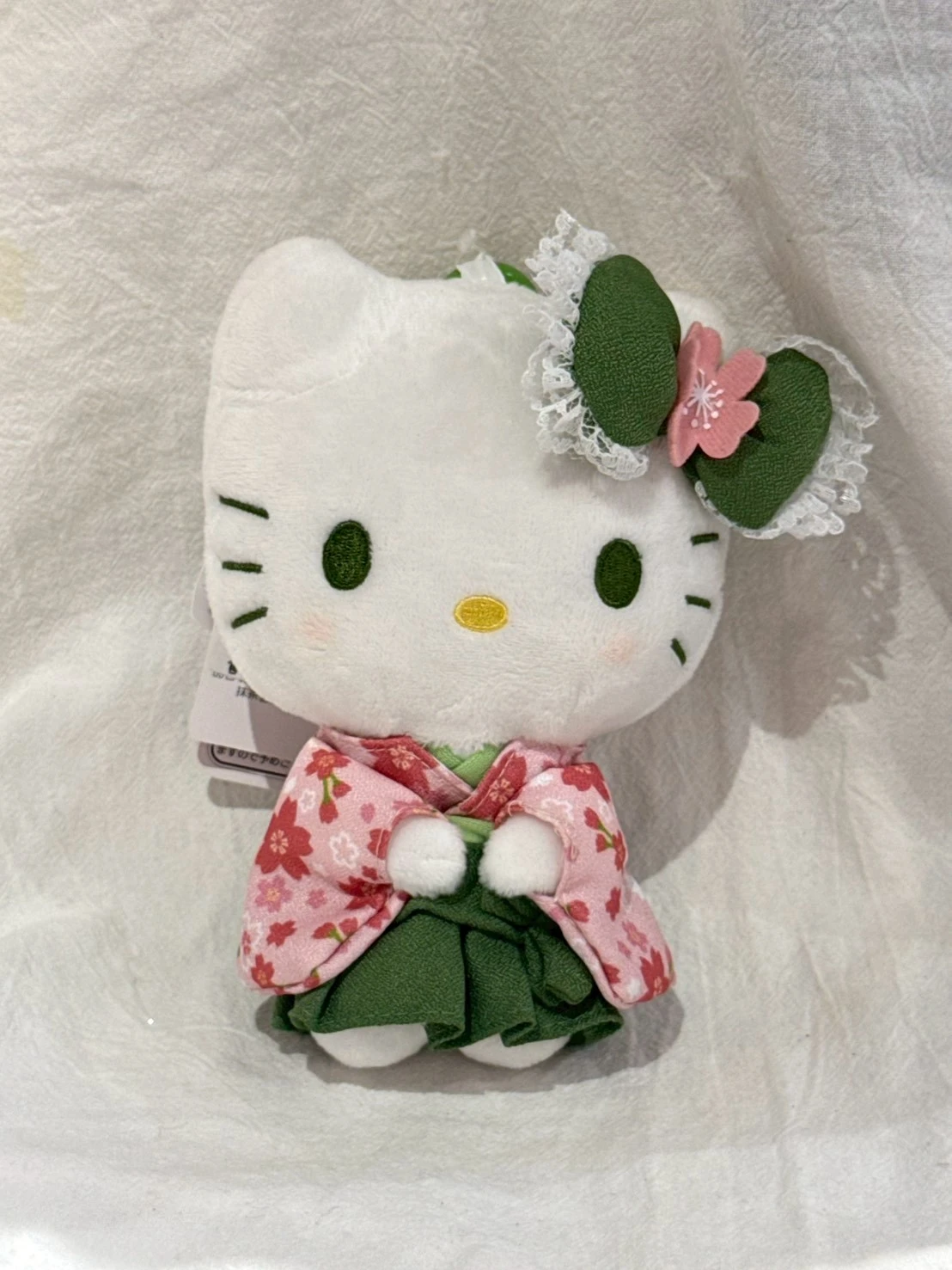 限定KITTY抹茶櫻花購物袋吊飾