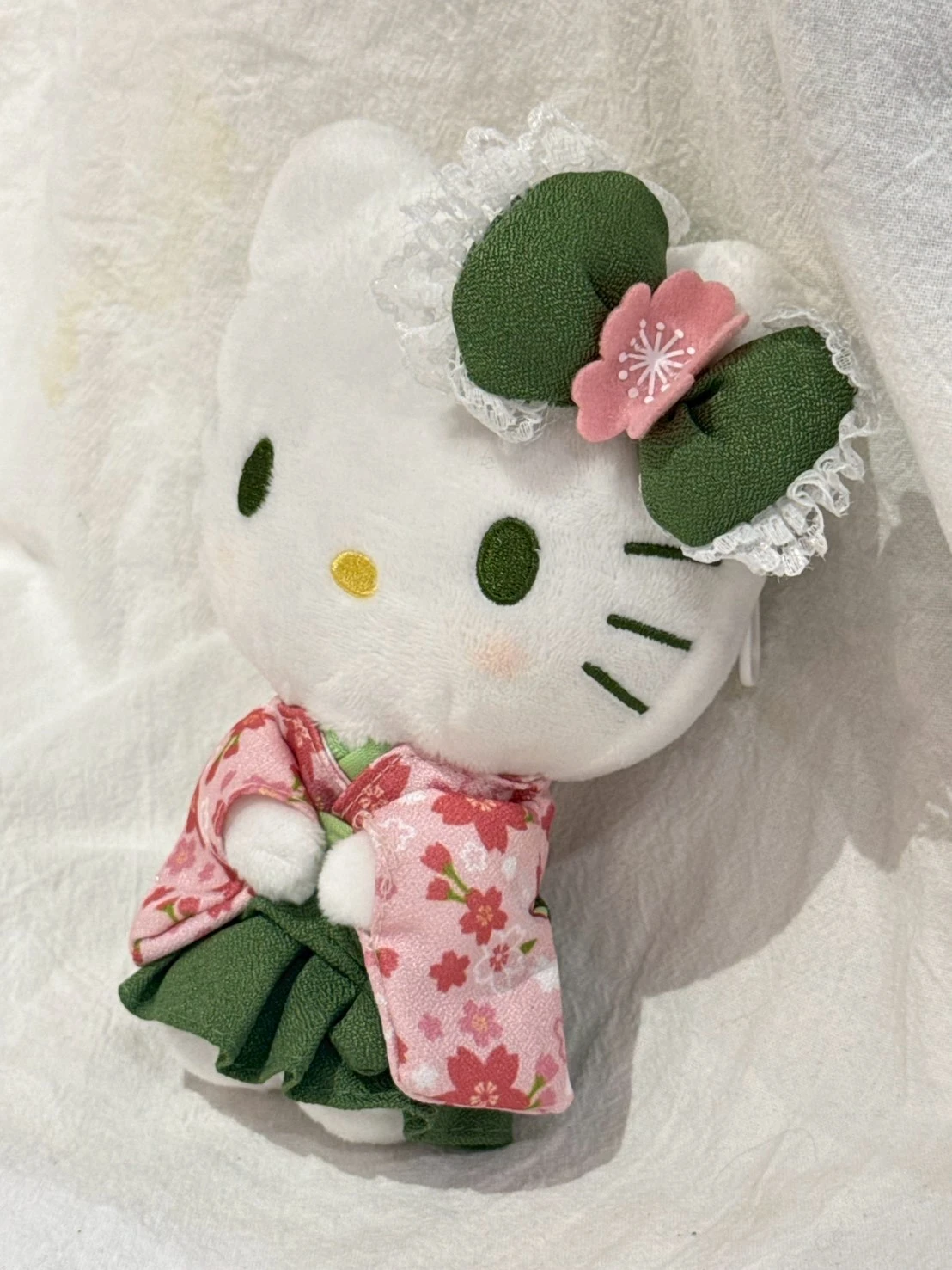限定KITTY抹茶櫻花購物袋吊飾