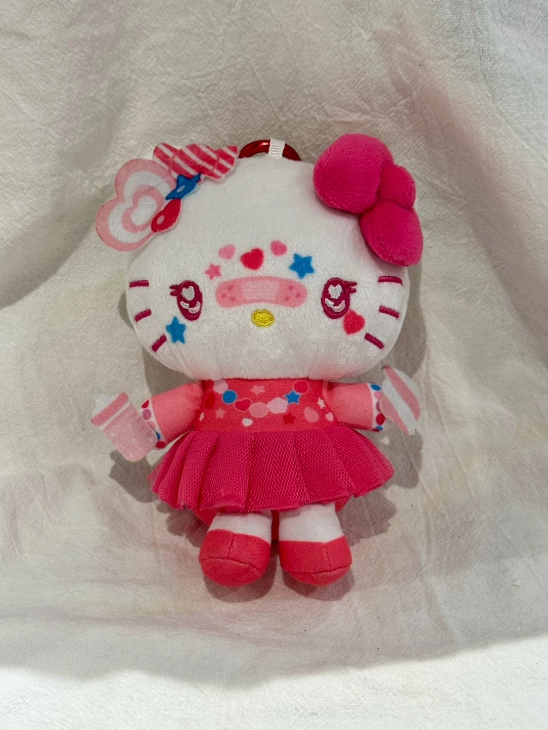 KITTY彩色派對愛心扣吊飾