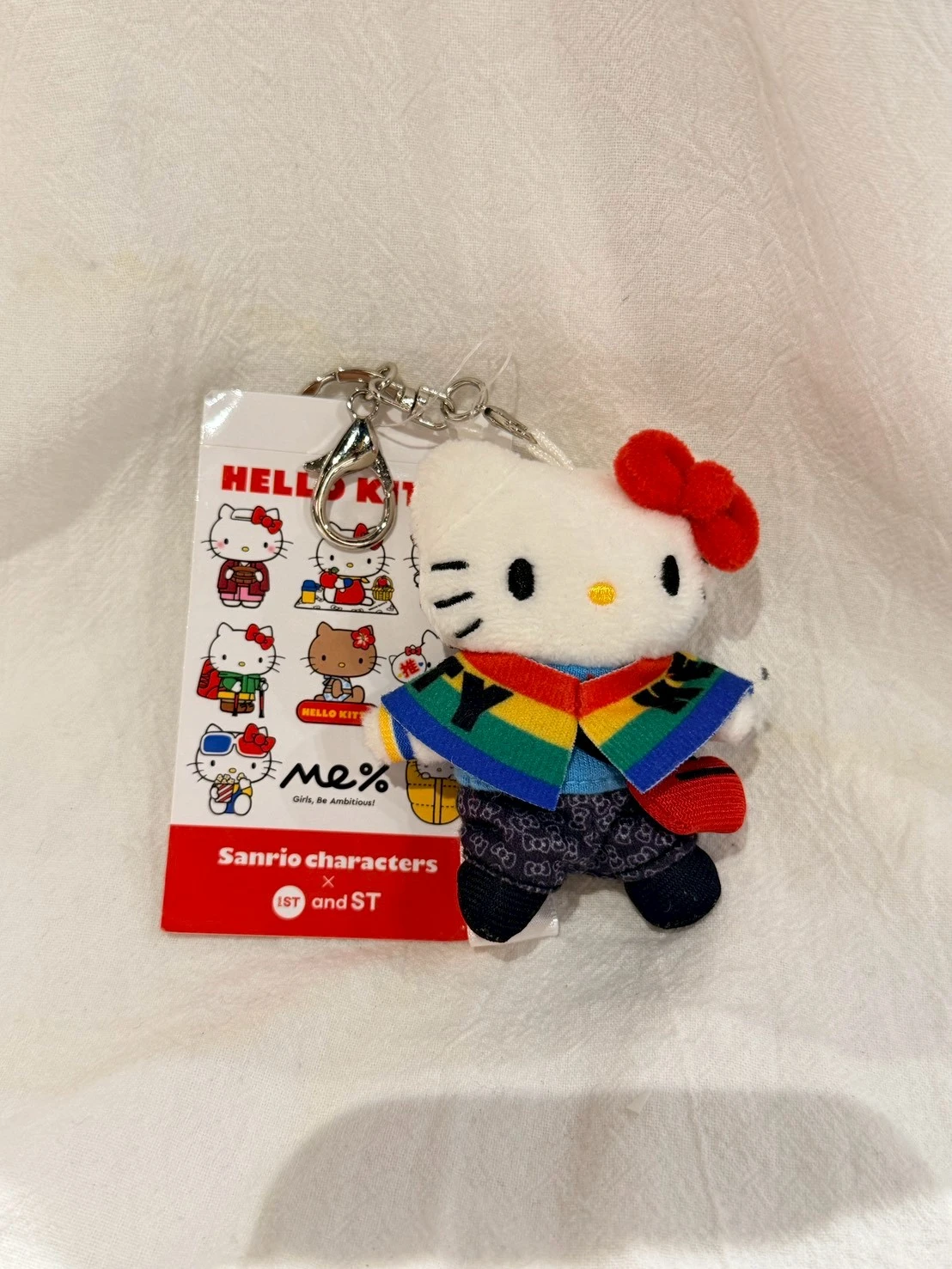 KITTY ME%彩虹迷你吊飾