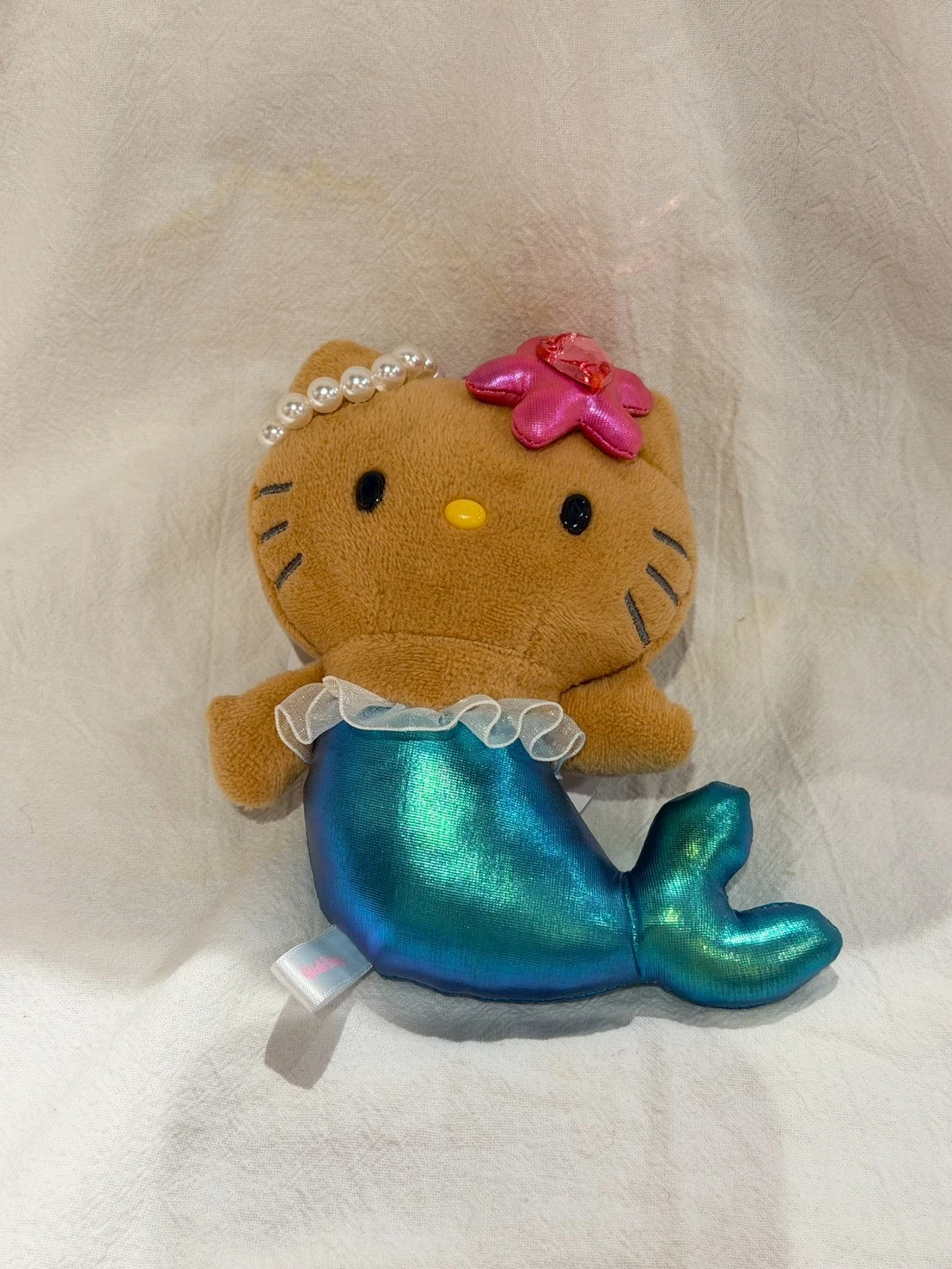 黑皮珍珠美人魚KITTY吊飾(綠)