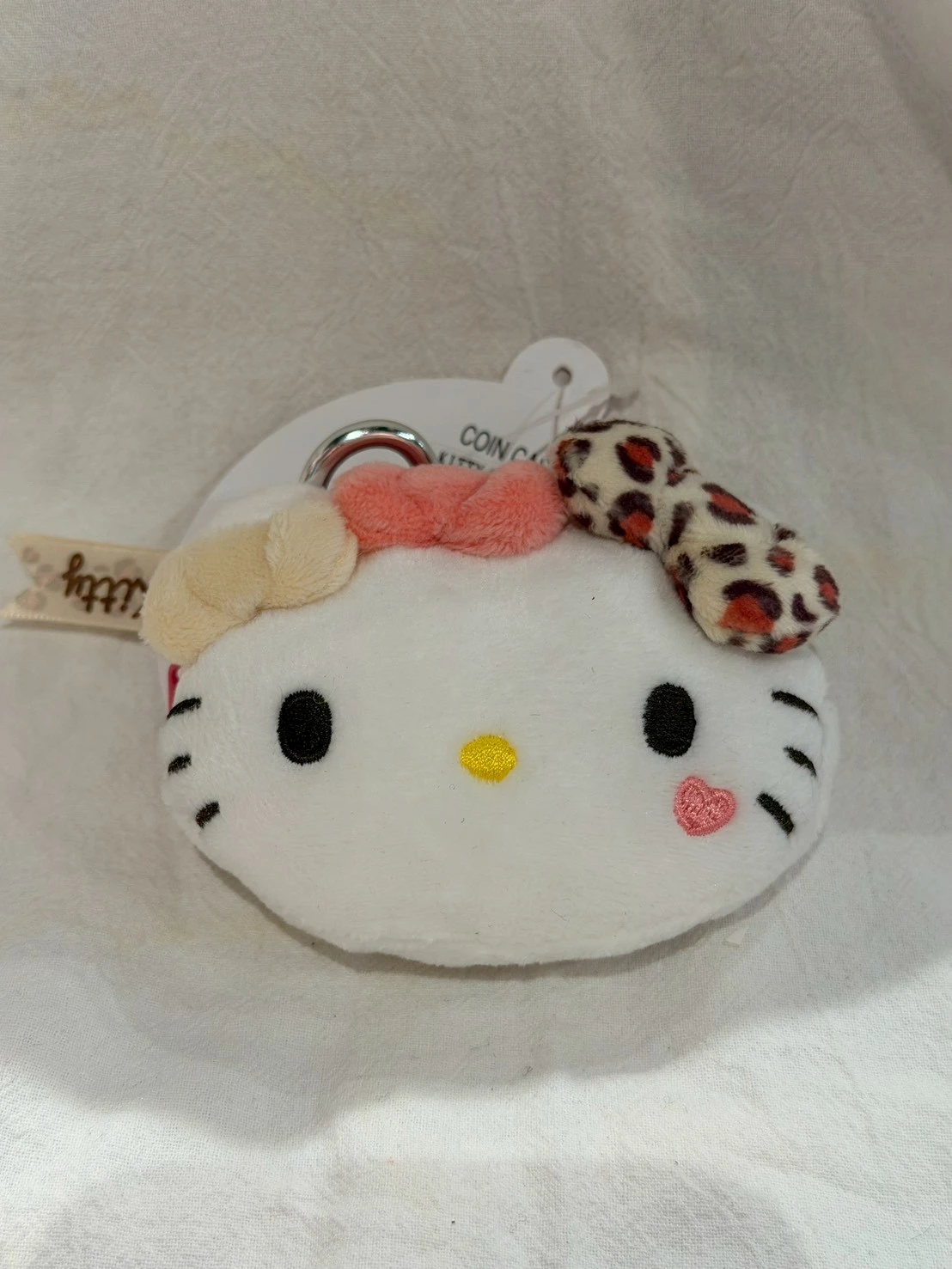 KITTY豹紋零錢包吊飾